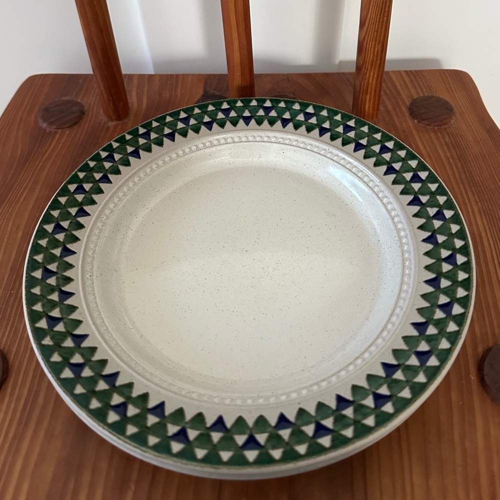 Set of 2 Mikasa Laredo Stone Craft Salad Plates New!